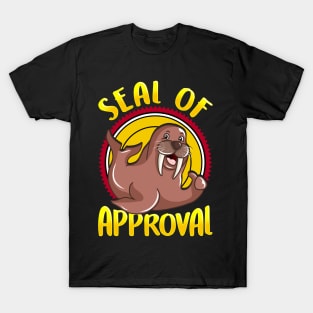 Funny Seal Of Approval Cute Seal Pun T-Shirt